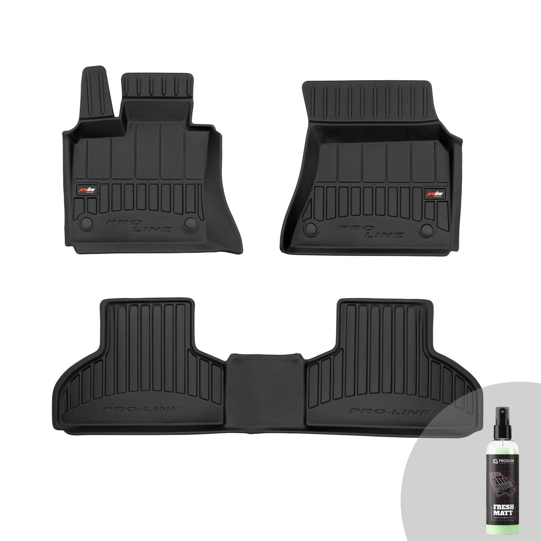 FROGUM ProLine 3D Gummimatten Exklusiven Auto Fussmatten Autofussmatten für BMW X5 F15 2013-2018 | D