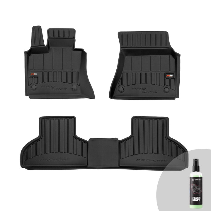 FROGUM ProLine 3D Gummimatten Exklusiven Auto Fussmatten Autofussmatten für BMW X5 F15 2013-2018 | D