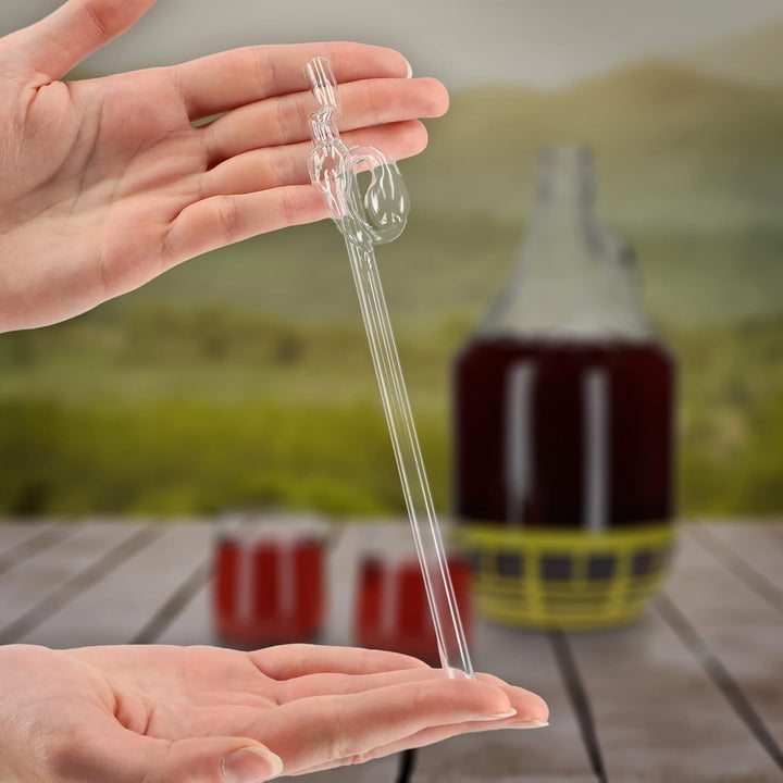 KADAX Glasballon-Set 15L, Gärballon mit Kunststoffkorb und Gärzubehör, Gummi-stopfen, Gärröhrchen, s