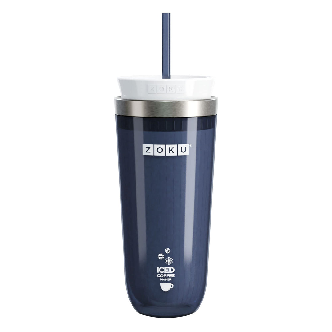 Zoku Eiskaffeezubereiter 325ml in grau, Kunststoff, 28x28x12