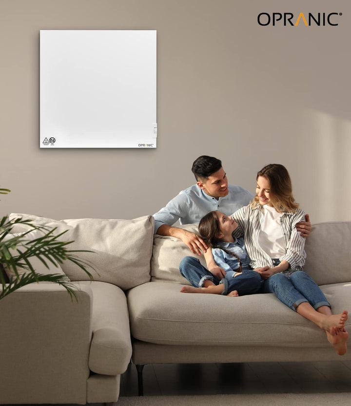 Infrarot Hybridheizung mit Thermostat | 5 Jahre Garantie | Infrarotheizung Wandmontage oder Infrarot