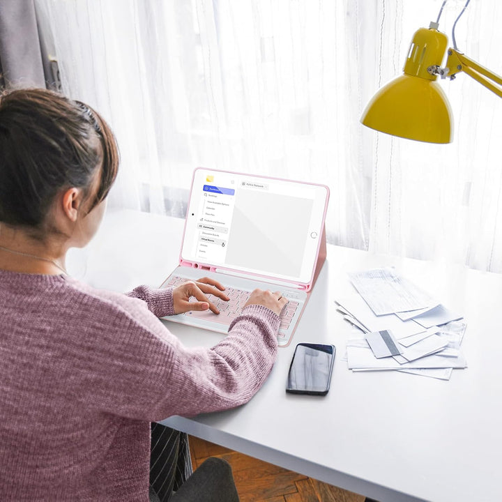 Tastatur hülle 9,7 für iPad 6./5. Gen 2018/2017, Bluetooth Tastatur für iPad Air 2/1, Pro 9,7‘’, mit