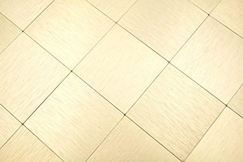 Mosaikfliese Selbstklebende Mosaike metall Gold Küche Fliesenspiegel MOS200-4G99_f