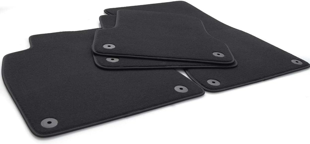 Fussmatten passend bei A6 S6 (4G) A7 Premium Qualität Autoteppich 4-teilig Velours schwarz