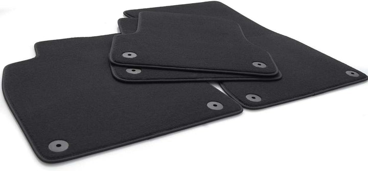 Fussmatten passend bei A6 S6 (4G) A7 Premium Qualität Autoteppich 4-teilig Velours schwarz
