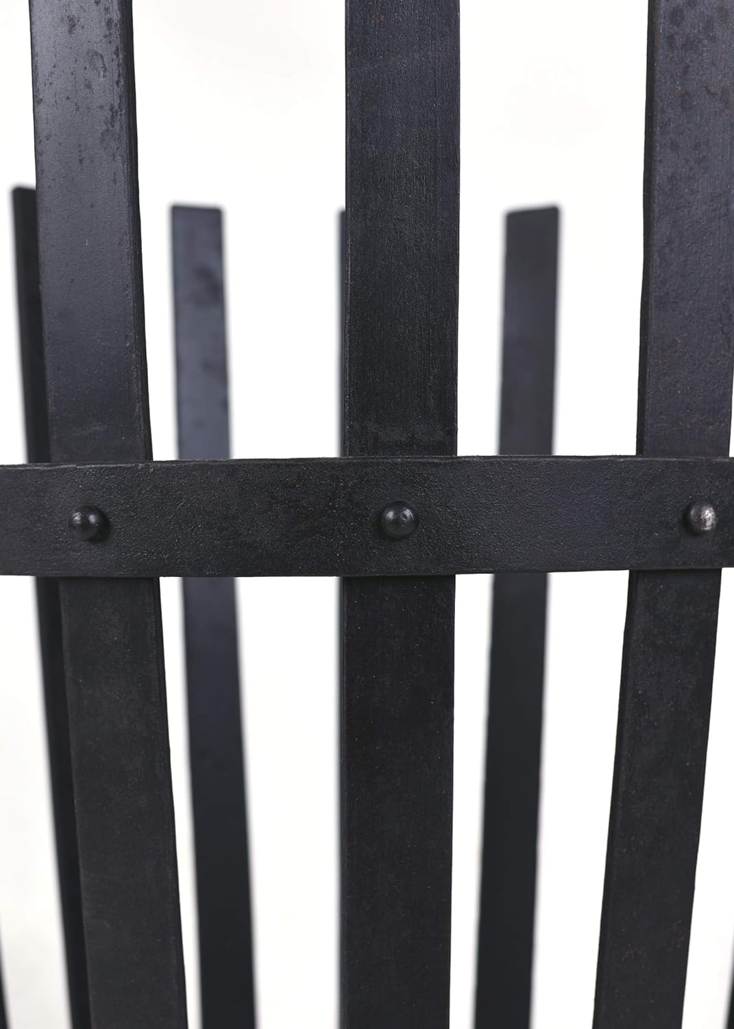 Battle-Merchant Feuerkorb gross rund 6mm Stahl geschmiedet vernietet 1a Qualität Feuerschale Feuerst