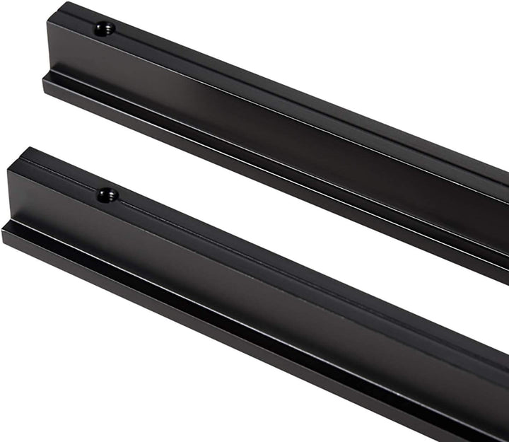 Qrity 2 Stück Aluminiumlegierung Möbelgriff Stangengriff Gesamtlänge 600 mm Küchengriff Schrankgriff