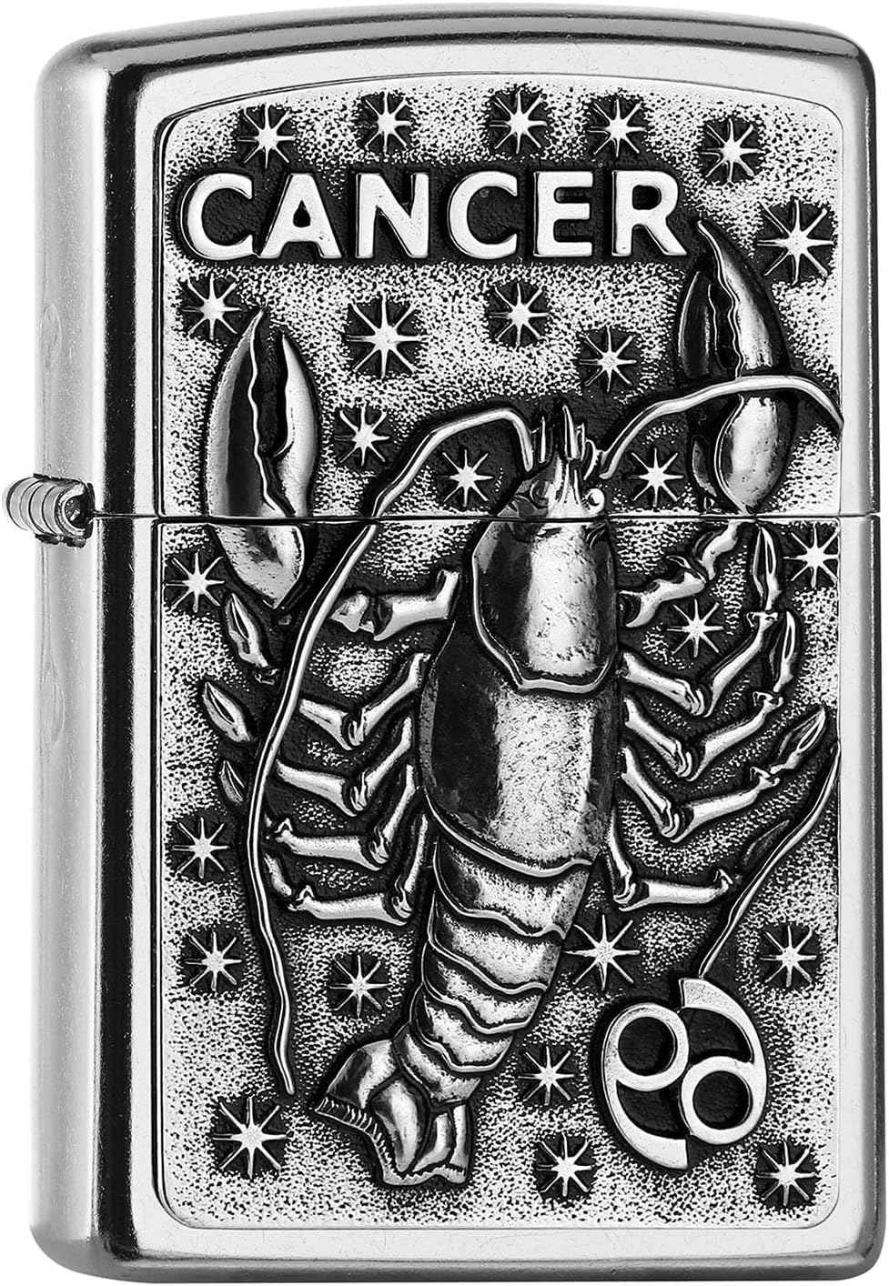 Zippo 2006504 PL 207 Cancer Tierkr. V19 Feuerzeug, Messing, Design, 5,83,81,2