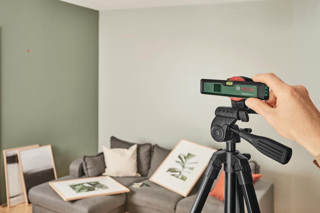 Bosch Laser-Wasserwaage UniversalWallLevel (3-in-1-Werkzeug: Wasserwaage, Linienlaser zum einfachen