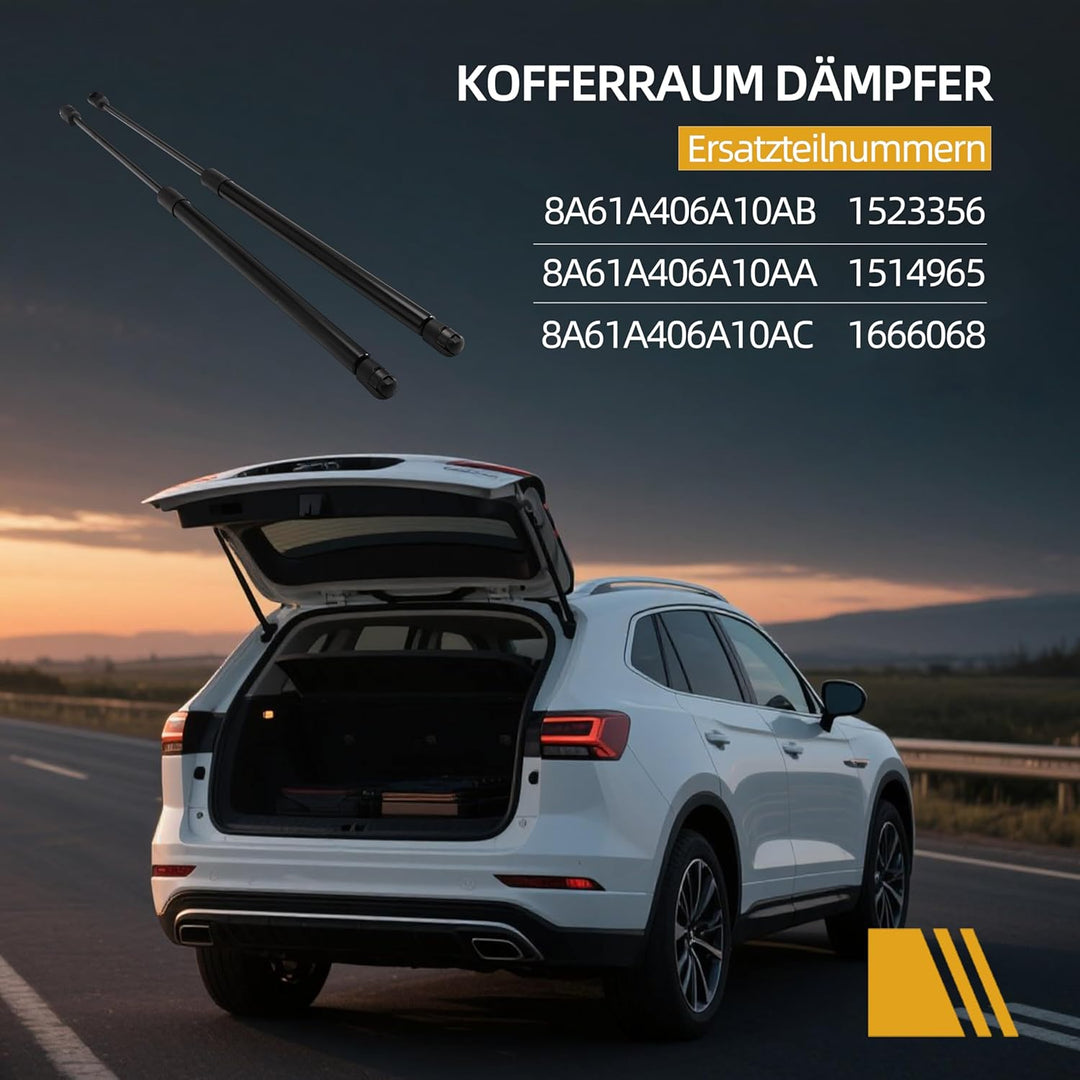 2 Stk Gasfeder Dämpfer Heckklappe für Volkswagen Passat Variant 3C5 05-06 | Heckklappendämpfer, Gasd