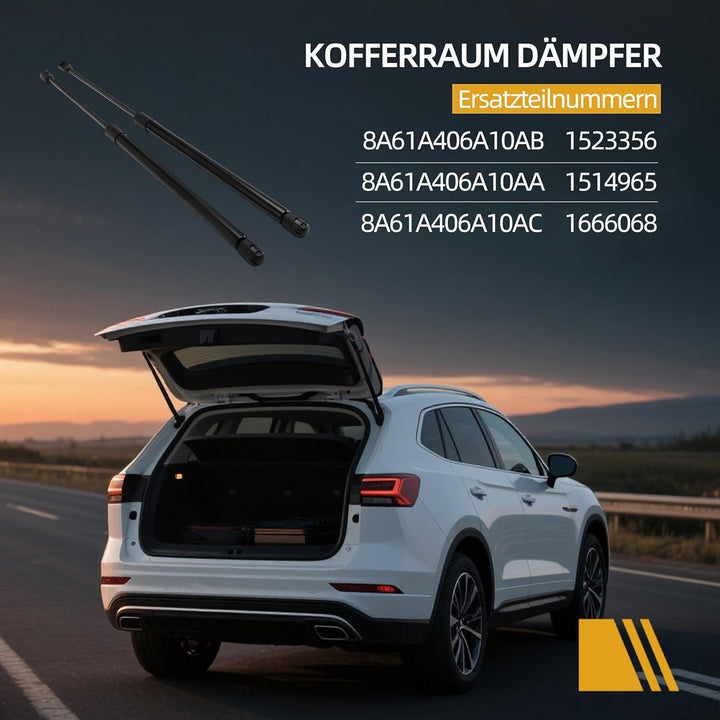2 Stk Gasfeder Dämpfer Heckklappe für Volkswagen Passat Variant 3C5 05-06 | Heckklappendämpfer, Gasd