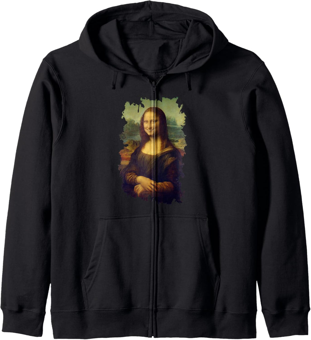 Lustige Mona Lisa Kapuzenjacke