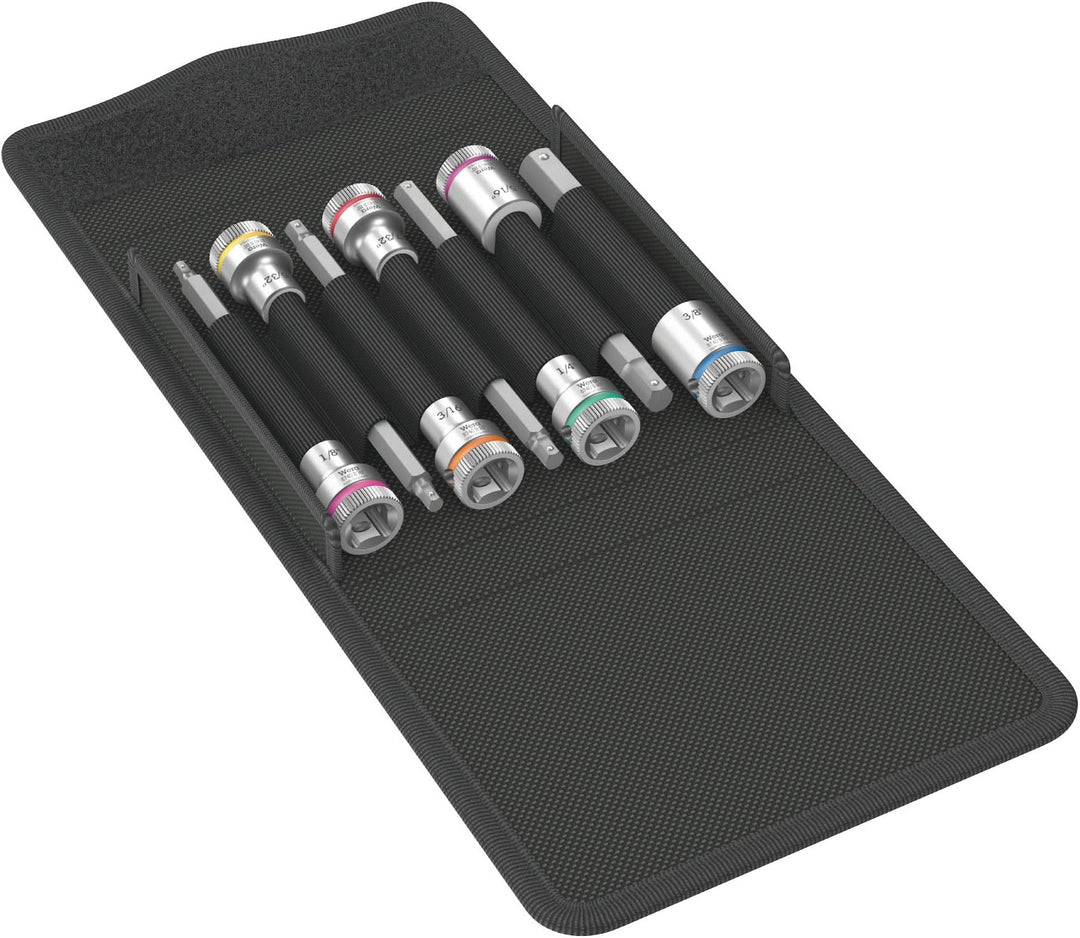 Wera 05003181001 8740 B HF Imperial 1 Zyklop Bitnuss-Satz mit Haltefunktion für Innensechskantschrau