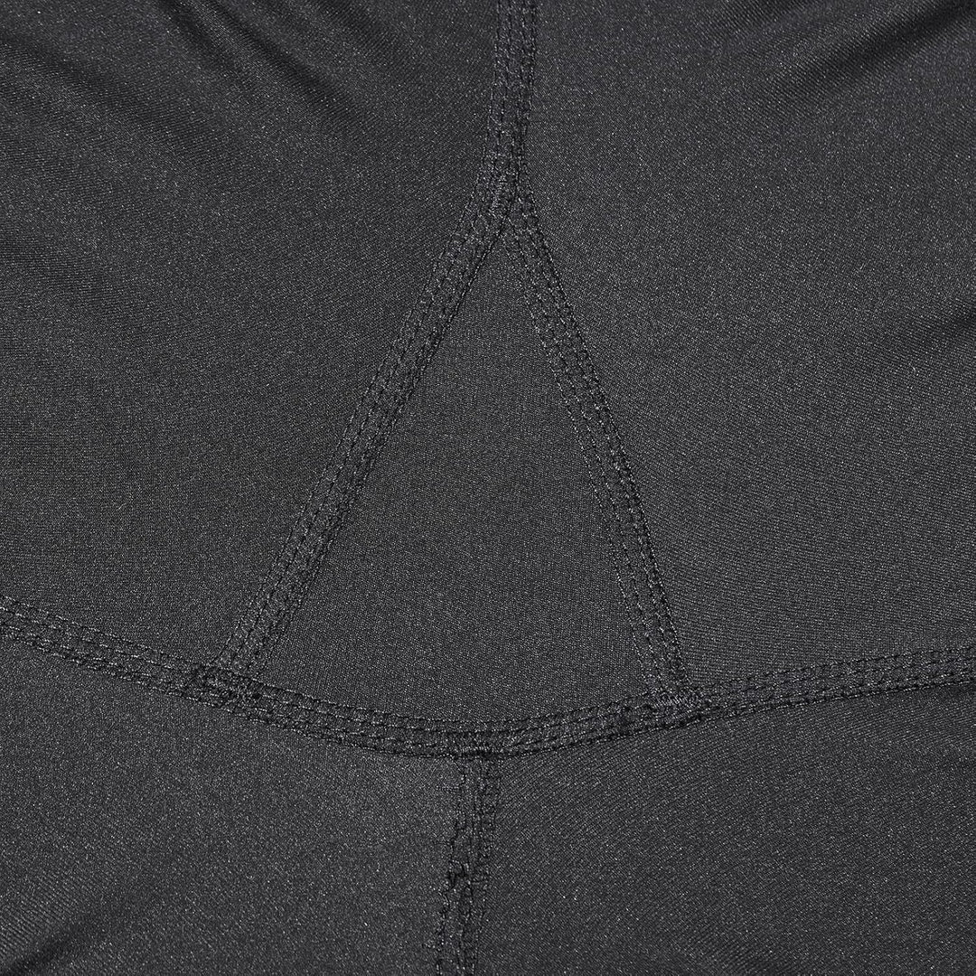 HomyComy Damen Sporthose Kurze Hohe Taille Yogahose Leggings für Sommer Leggins Radlerhose Fitness H