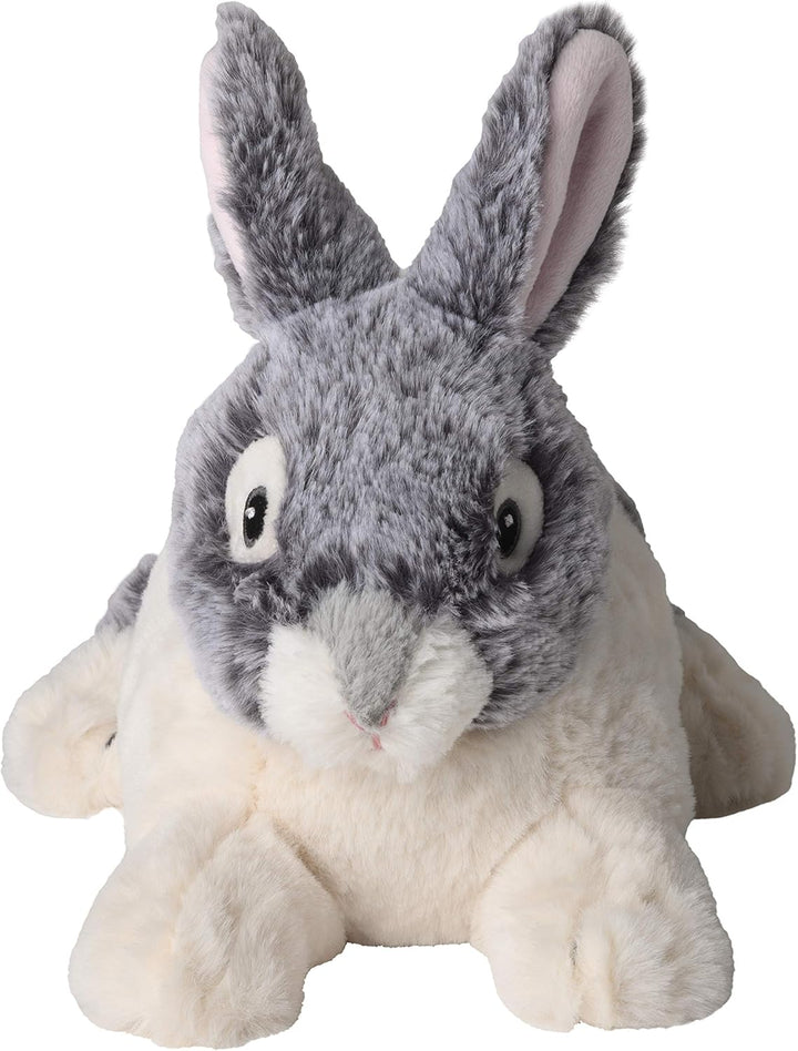 Warmies® Wärmekissen/Stofftier"Kaninchen" Hirse Lavendelfüllung 25cm 700g Grau, Weiss 25 cm, Grau, W