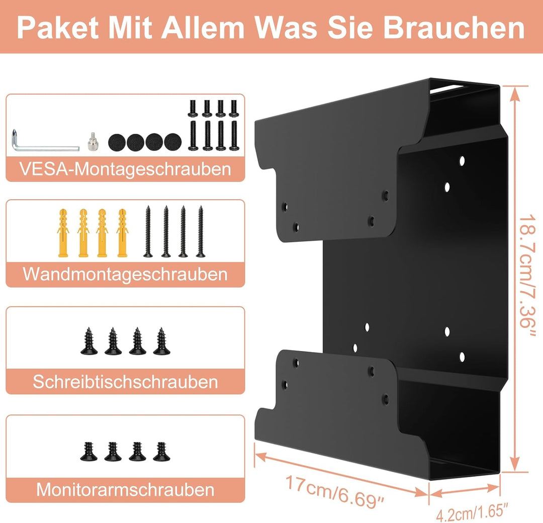 VESA-Halterung für Dell Micro PC VESA/Wand/Unter-Tisch Halterung für Dell OptiPlex Micro Form Faktor