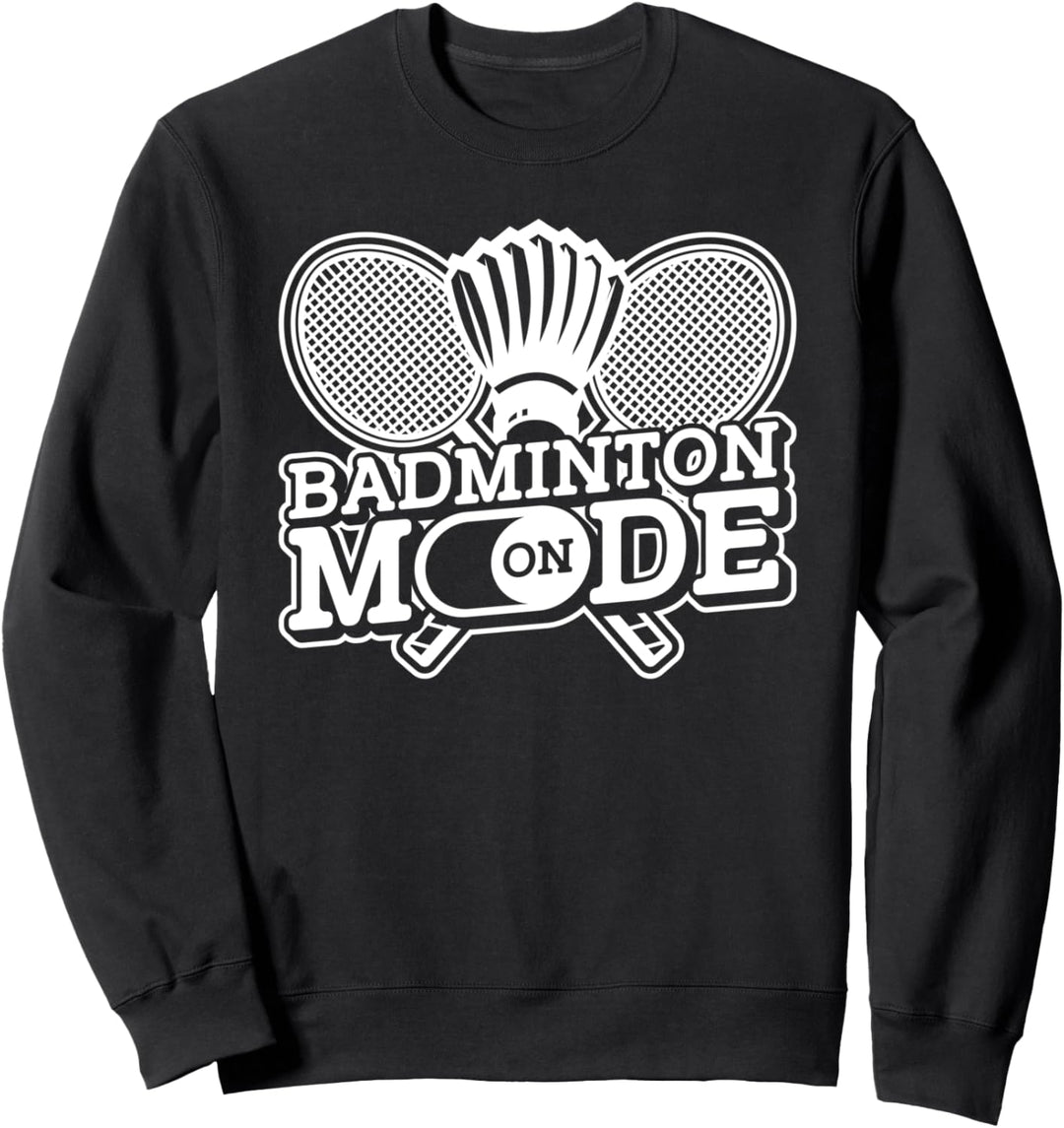 Federball Spieler - Schläger Badminton Sweatshirt