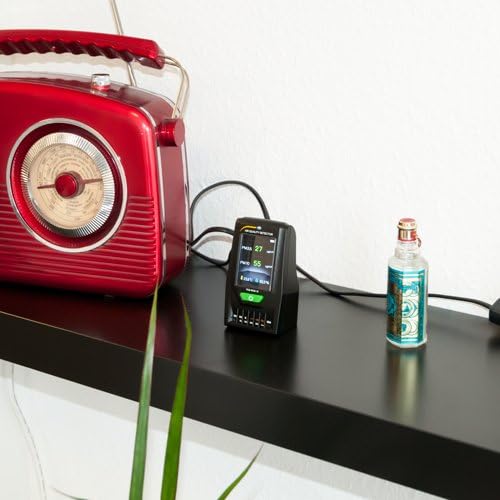 Luftqualitätsmessgerät PCE-RCM 10 zur Messung der Staubbelastung/PM 2,5 und PM 10 / Ampelfunktion/gr