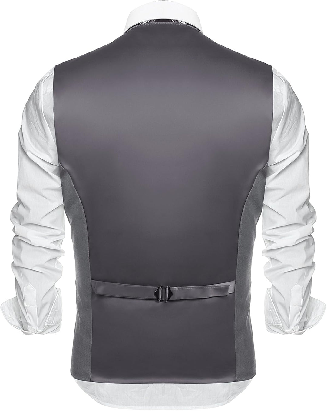 COOFANDY Herren Anzugweste Anzug V-Ausschnitt Formale Hochzeit Klassische Slim fit Elegant Westen Bu