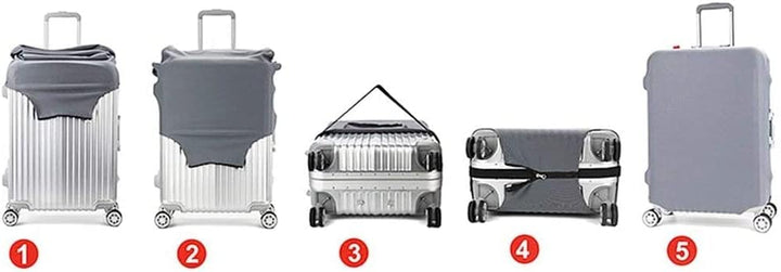 Reise Gepäck Abdeckung, Koffer Protector Tasche passt 19-20 Zoll Gepäck Colorfulmaple Multicolor S: