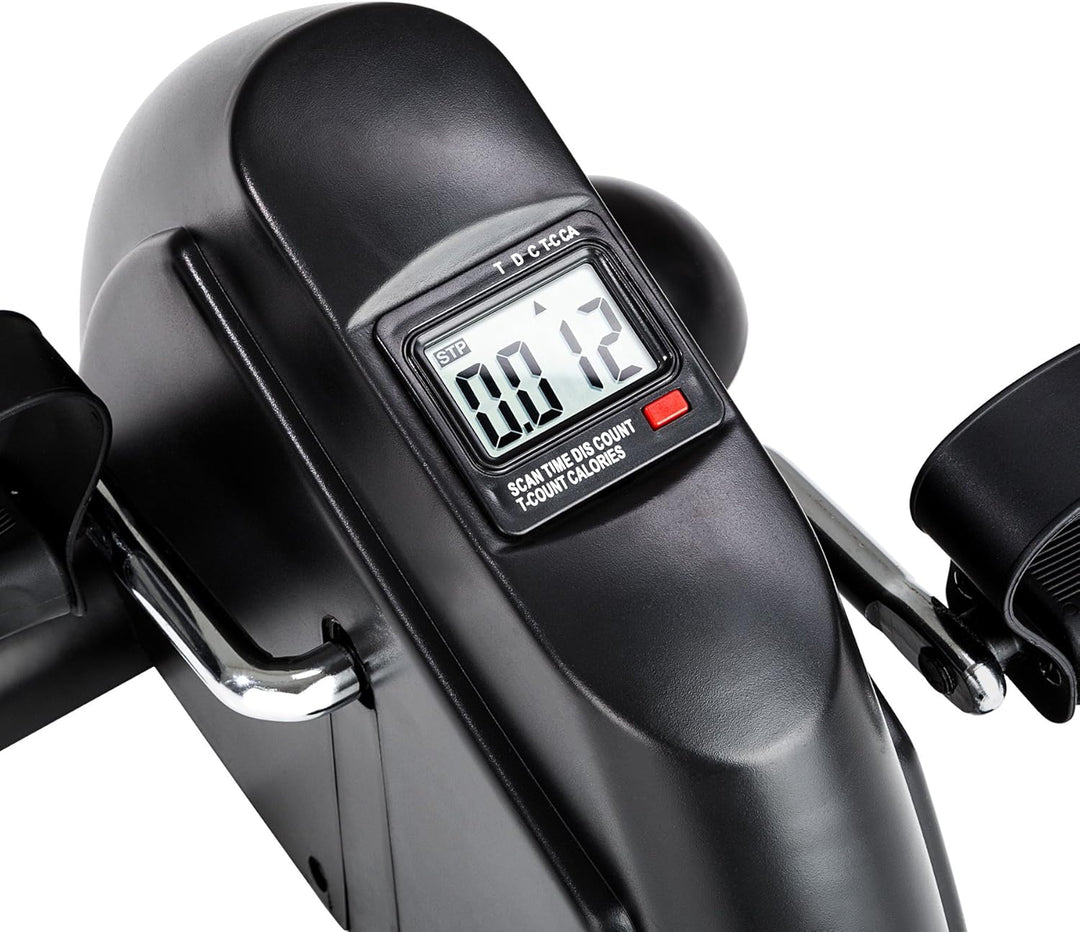 tectake® Pedaltrainer, Mini Heimtrainer Fahrrad, Armtrainer und Beintrainer, Tischfahrrad Deskbike m