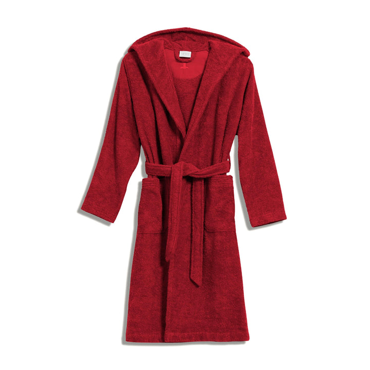 Möve Unisex Kinder Superwuschel Kapuzenmantel Kids & Teens Kapuzenmantel (1er Pack) 128 ruby, 128 ru