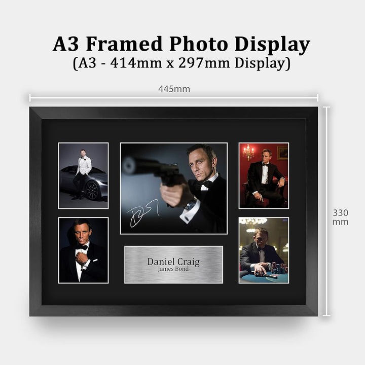 HWC Trading FR A3 Daniel Craig James Bond Geschenke Gedruckt, Signiert Autogramm Bild Für Film-Erinn