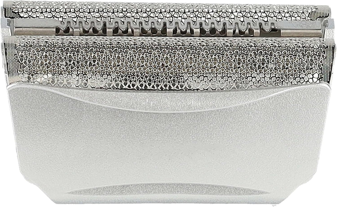 vhbw Doppelscherfolie kompatibel mit Braun 8995, Contour, Contour Pro Elektrorasierer + Rahmen, Silb