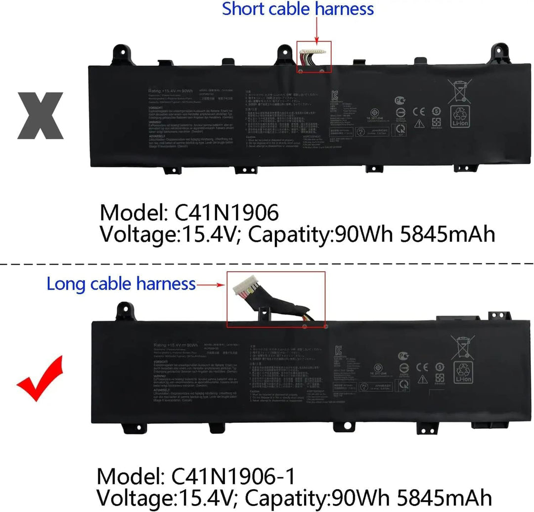C41N1906-1 B0B200-03620000 0B200-03590000 Laptop Battery Compatible with ASUS ROG Zephyrus Duo 15 GX