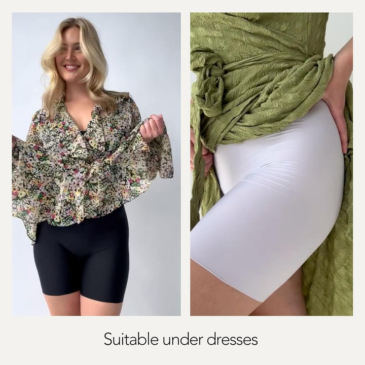 Miss Mary of Sweden Cool Sensation Damen Anti-Scheuer-Höschen mit langem Bein 38 Weiss, 38 Weiss