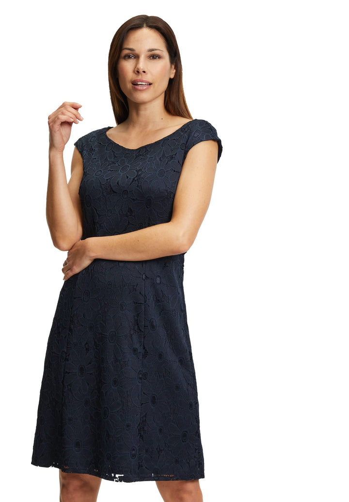 Betty Barclay Damen 1348/1874 Kleid, Dark Sky, 40
