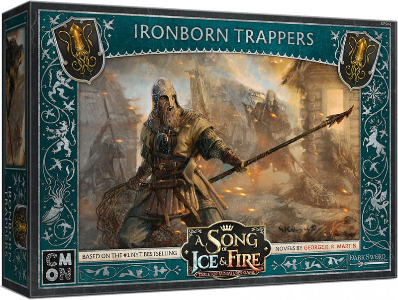 CMON A Song of Ice and Fire Tisch-Miniaturen-Spiel Ironborn Trappers Unit Box,Strategiespiel für Jug