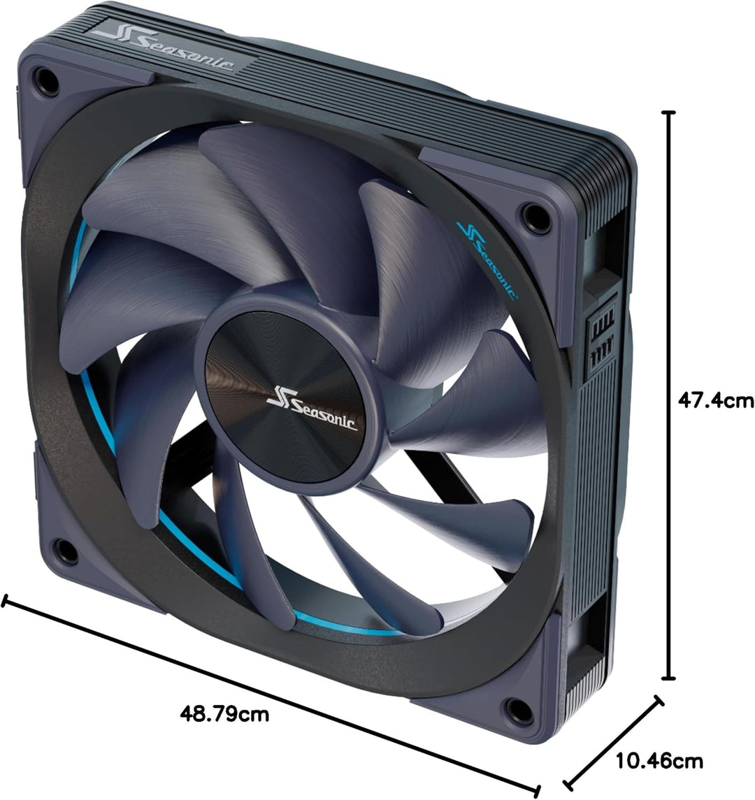 Seasonic Lüfter MagFlow 1225PWM 3-Fan Kit 3 Stück