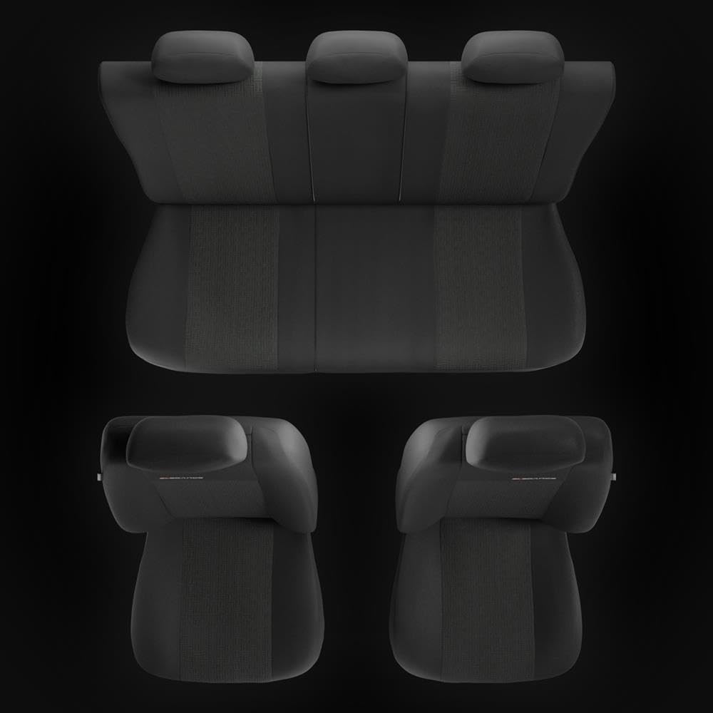 Mossa - Universal Sitzbezüge Auto kompatibel mit VW Volkswagen Tiguan I, II, III (2007- ) - Autositz