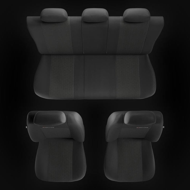 Mossa - Universal Sitzbezüge Auto kompatibel mit VW Volkswagen Tiguan I, II, III (2007- ) - Autositz