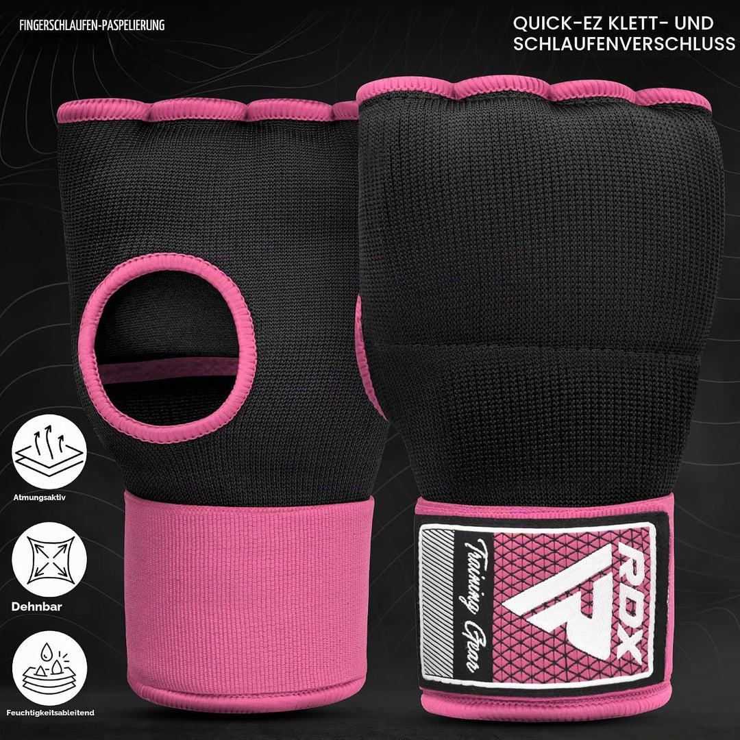 RDX Gel Innenhandschuhe Boxen MMA Muay Thai Training, Elastisch Boxbandagen 100cm Lang Handgelenkban