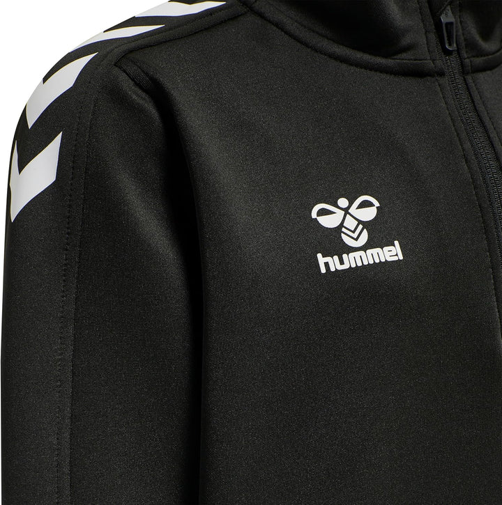 hummel Halbreissverschluss Sweatshirt Hmlcore Kinder 116 Black/Black, 116 Black/Black