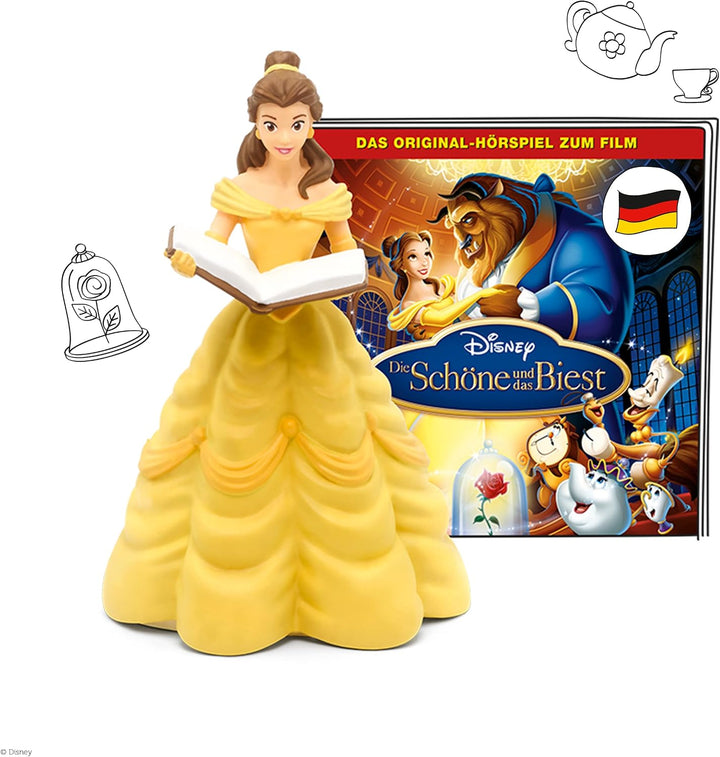 tonies Hörfiguren Bundle für Toniebox, 3 x Disney Prinzessinnen: Die Schöne und das Biest, Rapunzel