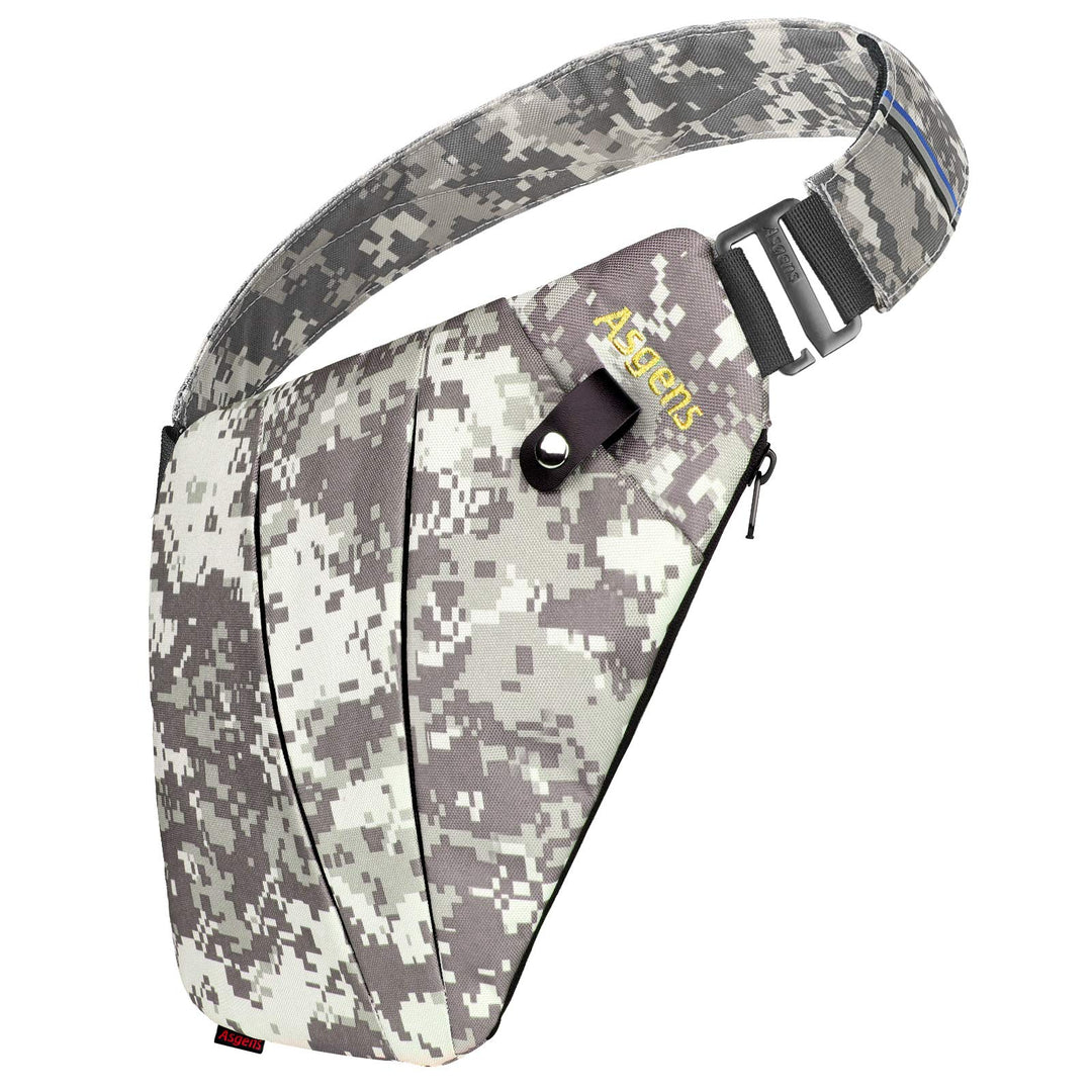 Asgens Crossbody Sport-Brusttasche Praktische Mehrzweck-Sicherheits-Umhängetasche Wasserdichte Umhän
