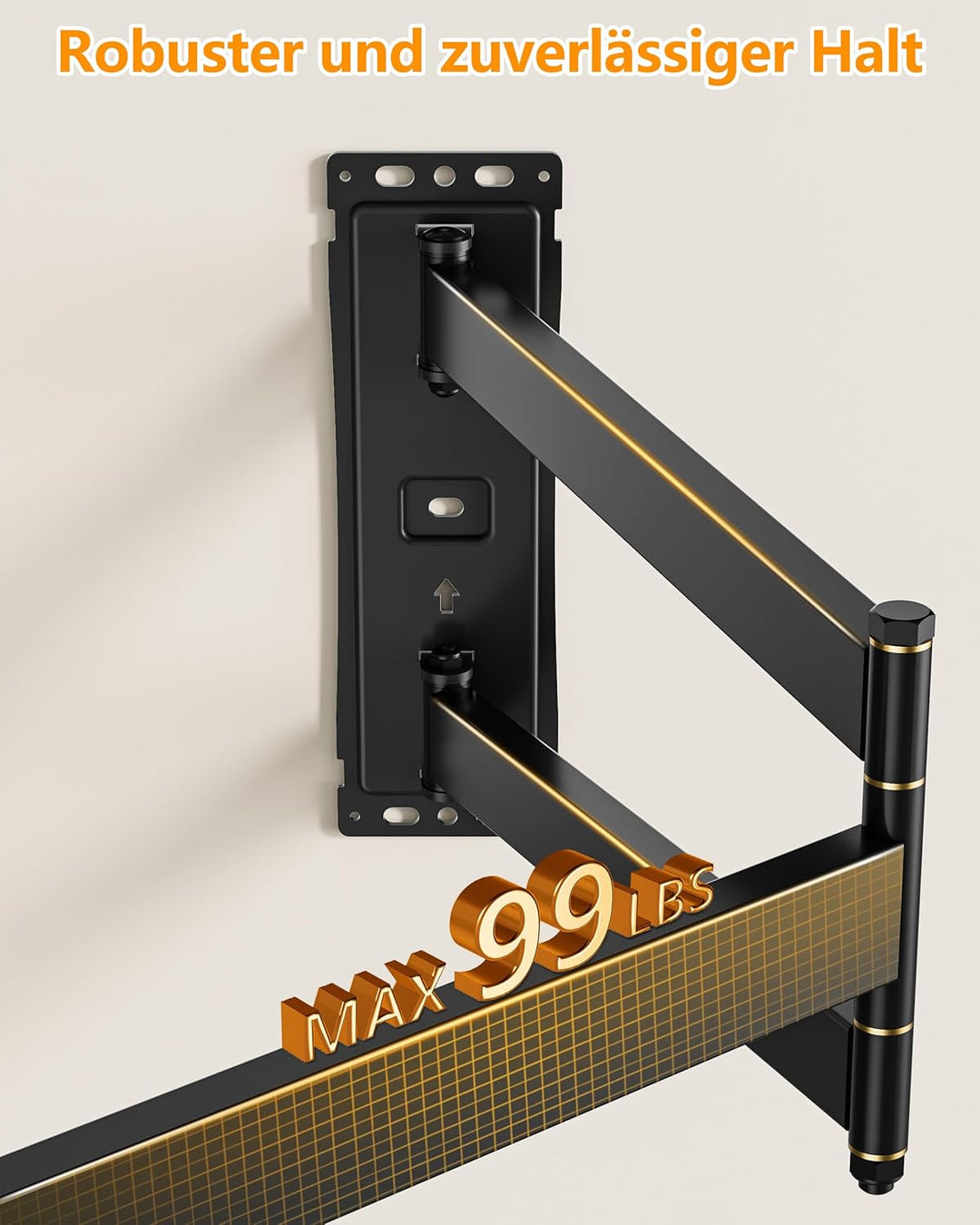FORGING MOUNT TV Wandhalterung Langer Arm Ecke TV Halterung für 26-65 Zoll Fernseher 840mm Glatte Ve