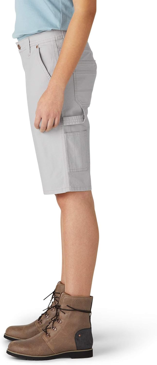 Dickies Damen Duck Carpenter Jeans-Shorts 10 Rinsed Alloy, 10 Rinsed Alloy