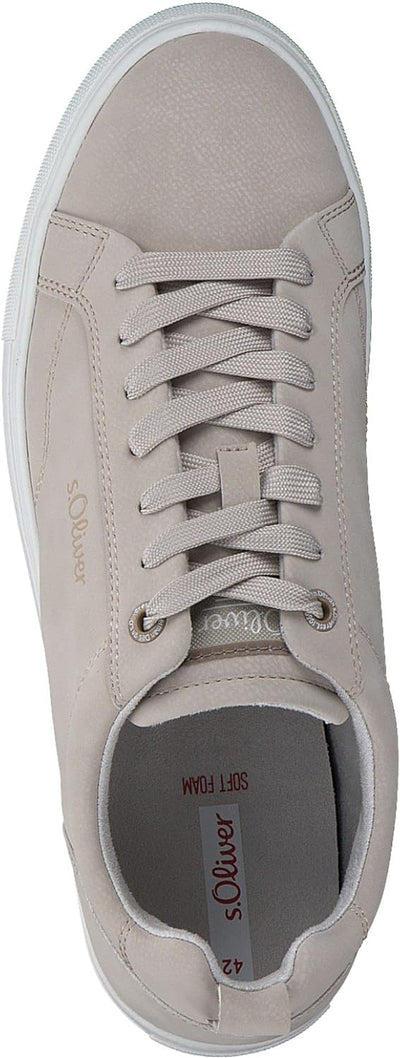 s.Oliver Herren Sneaker Low 5-13632-30 41 EU Cream, 41 EU Cream