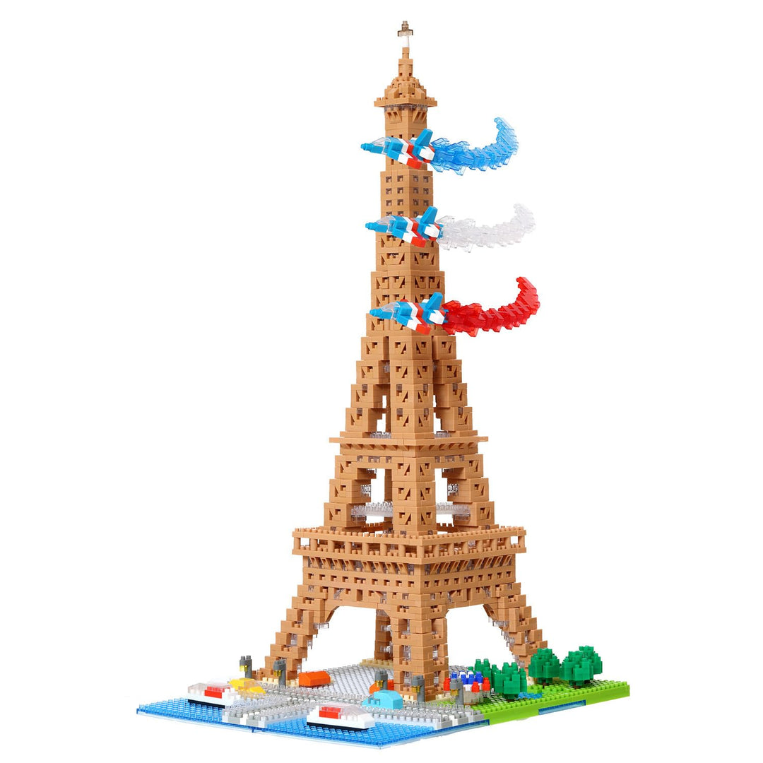 nanoblock - Weltberühmt - Eiffelturm Deluxe Edition, Advanced Hobby Series Bauset Mehrfarbig, Mehrfa