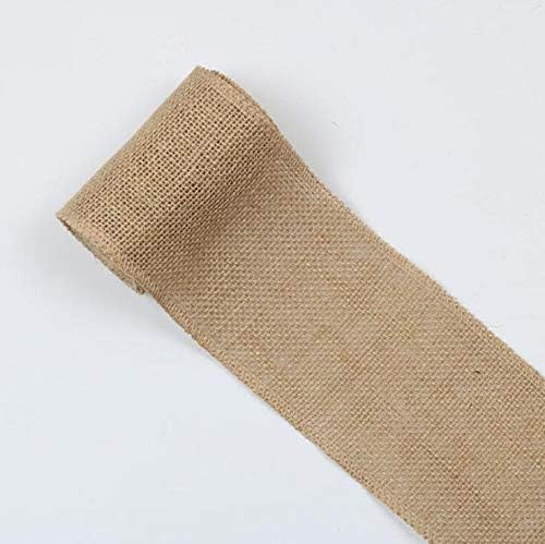 Time to Sparkle Jute Tischband Natur Rolle 30cm BREIT - 10 Meter,Overlock-Näh Tischläufer Jutestoff