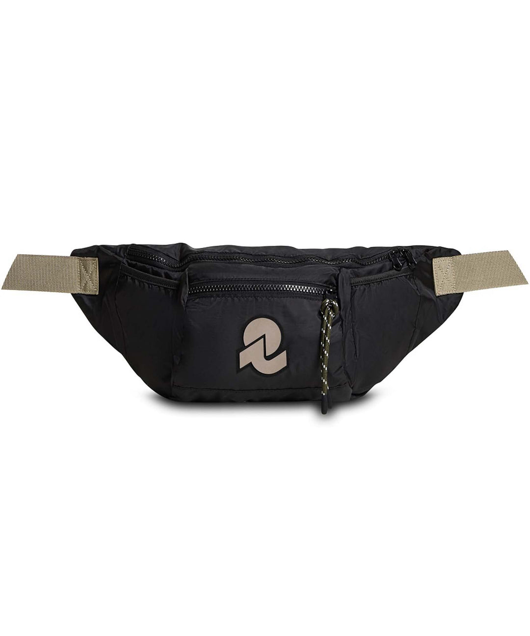 Invicta Mono Schultertasche Gürteltasche, Schwarz, Maxi - Freizeit, Arbeit - recyceltes Material, Sc
