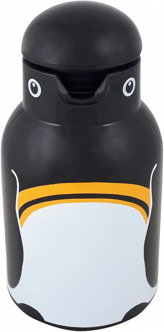 Helios Thermo-Bird Pinguin Kunststoff-Isolierkanne, schwarz, 1 Liter, Schwarz