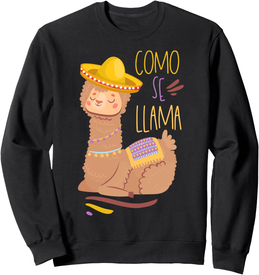 Cinco De Mayo Como Se Llama Jungen Kinder Frauen Männer Mexi Sweatshirt