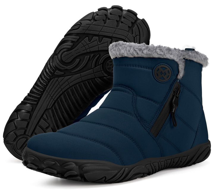 Barfussschuhe Herren Gefüttert Winterschuhe Damen Warm Winterstiefel Winter Schneestiefel 41 EU Dunk