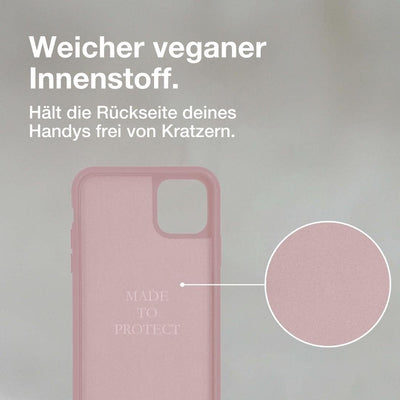 Woodcessories - Bumper Case kompatibel mit iPhone 11 Pro Hülle Rosa Stein Canyon Rot, Canyon Rot