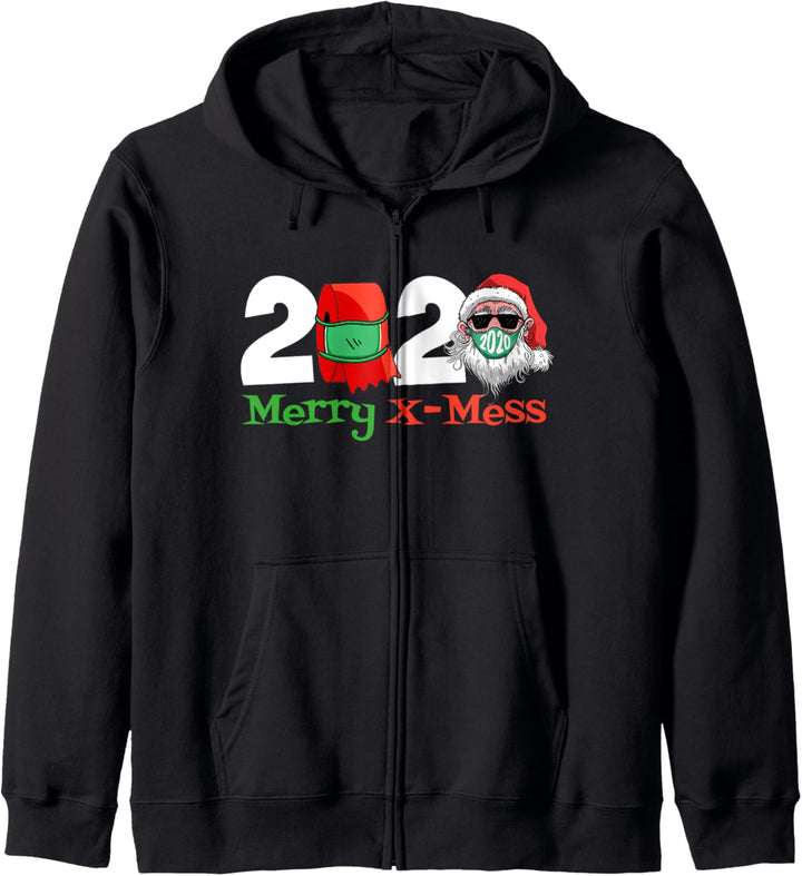 2020 Frohe X-Mess Lustige Weihnachten Weihnachten Pyjama Kapuzenjacke